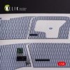 KELIK K48080 O-2A Skymaster interior 3D decals grey decoration type for ICM kit 1/48